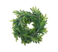 Lifelike Pine Wreath For And Christmas,Artificial Hanging Ornament - Real Feel Christmas Greenery Wreath With Lifelike - For Spiskrans Staircase Country House Party