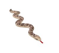 Lifelike Plush Snake Stuffed Animal Children's Soft Cuddly Plush Toy 59Inch Giant Fake Fluffy Snake Present Recycled Simulation Python Doll Pet Two-Toned Scary Snake Figure Model Halloween Prank Prop