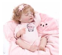 Lifelike Reborn Baby Doll, 22 Inches 55 cm Vinyl Newborn Doll with Removable Dress, Has a Soft Body, Realistic Baby Doll with Magnetic Pacifier
