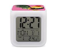 Lifelike Rooster Alarm Clock 7 Color Digital Alarm Clock For Women Men Gift