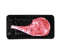 Lifelike Simulation Steak Toy, Realistic Steak Plush Dog Toy, High Oxford Cloth Safe Non-Toxic Toy, Extrusion Dog Toy, Squeeze Dog Toy, Squeaky Chew Funny Toy for Dog, Gift for Lovely Dog (B)