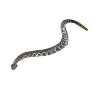 Lifelike Snake Model Realistic Imitation Snake for Garden Scare Prop to Deter Birds and Squirrels Creative Educational Adornment with Fine Details and Craftsmanship