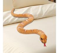 lifelikk Animal Doll Entertainment - 39 Inch Stuffed Plush Reptile Figure, Fake Snake Toy | Oversized Snake Plush for Children Parties, Novelty Gag Present, Home Display, Collectible Decoration