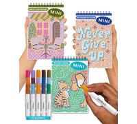 Lifelines FlowArt Mini Activity Pads, 3-Pack, Dot-by-Letter Coloring Books