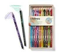 Lifelines Scented Colored Pencils, 10-Pack Classic Palette - Rub & Sniff Color Pencil Set Infused with Essential Oil Blends for Arts & Crafts, Coloring Books & School Supplies