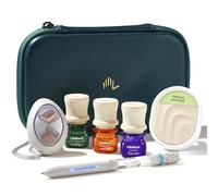 Lifelines Sensory Essentials Travel Set - Includes Everyday Aromatherapy Diffuser, Fidget Grounding Stone, Pen Diffuser & 3 Essential Oil Blends - Unique Sensory Gifts for Women & Men