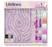 Lifelines Writing Wellness Gift Set - Scented Writing Set Includes Finger Maze Sensory Journal, 3 Scented Stacking Highlighters & 2 Lava Gel Pens - Aromatherapy & Sensory Immersion