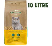 by Amazon Clumping Corn Cat Litter, Unscented, 10 L (Pack of 1) (Previously a Lifelong brand, same product)