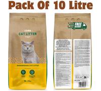 Lifelong Corn Cat Litter 10L-25L Natural Clumping Highly Absorbent Odour Control