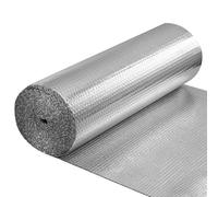 Lifemaison 1 Roll 5m x 0.6m Aluminium Bubble Foil Insulation Roll,Radiator Foil Insulation,Radiator Reflector Foils,Thermal Wrap Insulations Roll for Windows Floor Van Camper Wall Roof,3mm Thickness