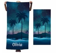 Lifemaison Personalised Beach Towel with Name for Adults Kids,Quick Dry,Sand-free,Custom Microfiber Pool Towel,Lightweight Customised Bath Towel 75x150cm for Seaside,Summer,Camping Travel,90*180cm,29