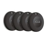 Lifemate Life Tag Bluetooth Item Tracker (4 Pack) - Works with Apple Find My, iPhone Key Finder for Luggage, Bags, Keys & Pets, Waterproof,iOS Only