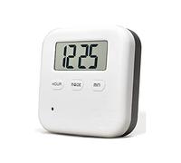 Lifemax Small Vibration Pill Box - Dementia Friendly Pill Organiser with 5 Daily Audible & Vibration Reminders, 4 Easy Open Compartments, LCD Time Display, Ideal for Seniors, Compact & Pocket Sized