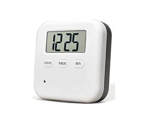 Lifemax Small Vibration Pill Box - Dementia Friendly Pill Organiser with 5 Daily Audible & Vibration Reminders, 4 Easy Open Compartments, LCD Time Display, Ideal for Seniors, Compact & Pocket Sized