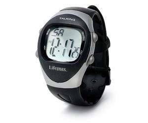 Lifemax Talking Digital LCD Watch on Silicon Strap