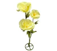 lifemet Giant Yellow Fake Artificial Flowers Flower Set - 3D Realistic Waterproof Durable for Home Garden Wedding Decor Perfect for Party Office Hotel Exhibition Photography Props