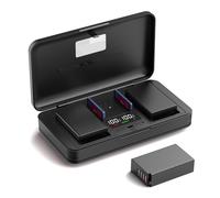 LIFEMOI Charger Set (Including Two Batteries) EN-EL20, 1020mAh, 7.4V, 14.8Wh, Compatible with Nikon COOLPIX P1000 P950 AJ1 J2 J3 S1 BMPCC AW1 Cameras