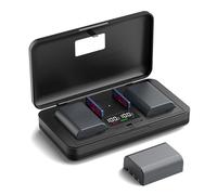 LIFEMOI NB-2L/2LH (1200mA) Camera Battery Multifunctional Charger Set (Including Two Batteries) Compatible with Canon EOS 350D 400D S30/40/50/60/70/80 MVX45i/40i/30i/35i G7 G9200i M830l M880i DC330