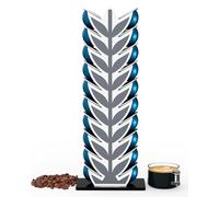 LifeMoreasy Universal Coffee Pod Holder Stand for Dolce Gusto & Vertuo | 20-Capsule Storage Organiser | Space-Saving Leaf Design | Durable Reinforced Easy-Clean Plastic | Tool-Free Assembly