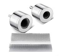 LifenaviStore 2PCS Copper Pipe Cleaner, Electric Drill Pipe Cleaner, 15/22mm Size Copper Pipe Cleaning Brush, Metal Tube Cleaning Brushes For Copper Pipe (22MM)