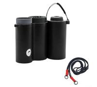 LifenaviStore Case for Shark Chillpill FA022 Fan Series, Storage Container for Shark Chillpill FA022, Portable Hard Shell Carrying Case with Lanyard Detachable Travel Organizer(Black)
