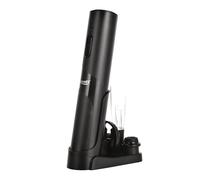 Lifenaxx 2-in-1 Electric Wine Opener with Vacuum Pump - Includes Wine Aerator, Pourer, 2 Stoppers, Foil Cutter & Charging Station - Opens up to 45 Bottles - Wine Preservation Gift Set - LX-064