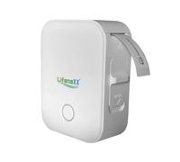Lifenaxx Portable Thermal Label Printer with Label LX-048 - Wireless App-Based Printing, USB-C Rechargeable, 1000 Labels per Charge - Mini Inkless Label Maker Machine for Home & Office