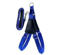Lifepet Adjustable No-Pull Dog Harness with 1.08m Lead, Easy Walk (L, Navy Blue)