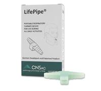 LifePipe® Supports Breathing Therapy for COPD - Portable Non-Invasive Respiratory Aid with Positive Exspiratory Pressure (PEP) for Strain Respiratory Support (12)