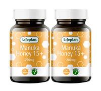 Lifeplan Active 15+ Manuka Honey 200mg Capsules 2 x 30 Capsules