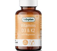 LifePlan D3 & K2 with Magnesium 60 Capsules