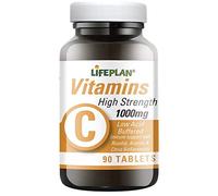 Lifeplan Supplement Buffered Vitamin C 1000mg – High Strength Low Acid – 90 Tablets