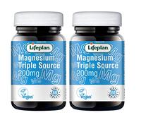 Lifeplan Magnesium 200mg Triple Source 2 x 60 Tablets