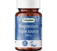 LifePlan Magnesium Triple Source 200mg 60 Tablets