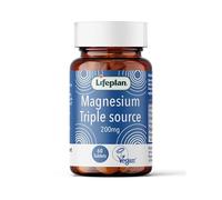 Lifeplan Magnesium Triple Source Supplement 200mg - 60 Tablets - 220 Grams