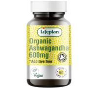Lifeplan Organic Ashwagandha 600mg x 60 Capsules (60 Capsules)