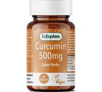 Lifeplan Super Herbs Curcumin 500mg (60 Capsules) - with Vitamin C and Manganese and Piperine - 60-Day Supply