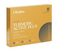 LIFEPLAN Turmeric Active Plus 60 Capsules - High Strength Turmeric & Curcumin Supplement - Joint Support, Mobility & Inflammation - 81.66g