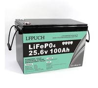 LiFePO4 Battery 24V 100Ah Lithium leisure battery, Lithium Iron Phosphate Battery for solar energy storage, emergency power supplies, etc.