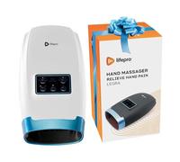 Lifepro Hand Massager for Arthritis with Heat and Compression, Legra Carpaltunnel Massager with 5 Massage Modes, 5 Intensity Levels, 2 Vibration Settings, Rechargeable, Auto Timer, and Portable