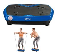 LifePro HexaPlate Vibration Plate - 120 Speeds, Lymphatic Drainage, Blue
