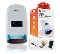 Lifepro Legra Hand Massager for Arthritis with Heat, Vibration, 5 Massage Modes, USB-C Rechargeable, Portable Wellness Recovery Device for Carpal Tunnel, Finger, Palm, and Wrist Pain Relief