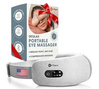 Lifepro Oculax Eye Massager with Heat, Air Compression & Vibration - Foldable, Rechargeable & Portable - Relieves Eye Strain, Puffiness & Headaches - Grey