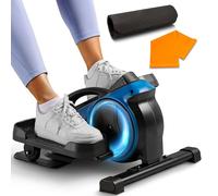 LifePro Pedal Exerciser Under Desk Bike for Light to Moderate Cardio, Mini Elliptical Machine with 8 Resistance Levels and Bluetooth, Compact Exercise Trainer for Home or Office Use