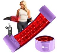 Lifepro Red Light Therapy Belt - Infrared Red Light Therapy for Body, Back and Shoulder - 660nm & 850nm Near Infrared Heating Pad - Adjustable & Portable for Wellness & Relaxation