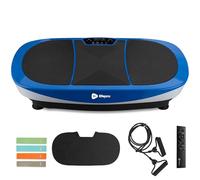 LifePro Vibration Plate Exercise Machine | Rumblex Max 4D | Shaping & Weight Loss Exercise Equipment For Home Use With Exercise Band | Vibrating Plate Exercise Machine For Lymphatic Drainage | Blue