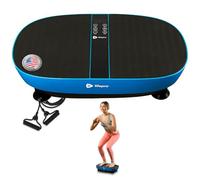 Lifepro Vibration Plate with Built-in Footpad Pulse Technology - Whole Body Vibrating Plate Exercise Machine for Muscle Toning and Comfort - 99 Speeds, 9 Programs, Remote, Bands, Max Weight 265 lbs