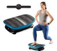 Lifepro Voice Control Vertical Motion Vibration Plate for Lymphatic Drainage with Heat Therapy - Curved Vibrating Platform for Muscle Relaxation and Recovery