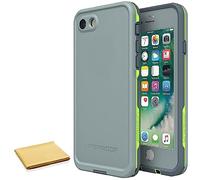 LifeProof FRĒ Series Waterproof Case for iPhone SE (3rd and 2nd Gen) & iPhone 8/7 (Only - Not Plus) with Cleaning Cloth - Non-Retail Packaging - Drop in (Abyss/Lime/Stormy Weather)