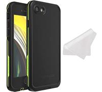 LifeProof FRĒ Series Waterproof Case for iPhone SE 3rd Gen (2022)/ SE 2nd (2020), iPhone 8/7 (NOT Plus) - Non-Retail Packaging - Night LITE (Black/Lime)